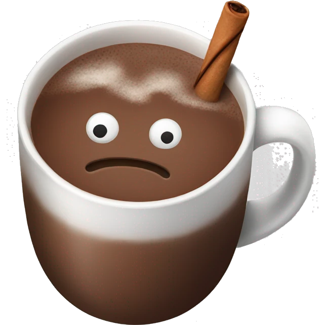 Hot chocolate emoji