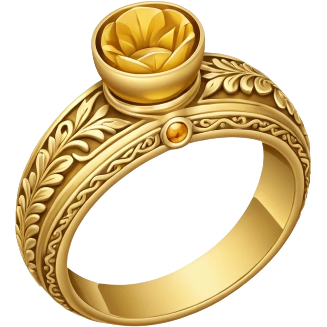 M’en wedding ring  emoji