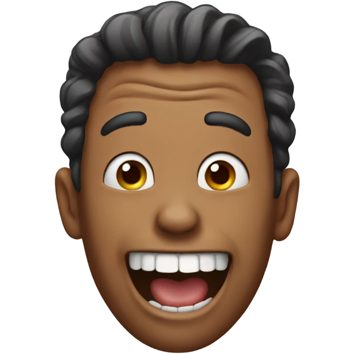 Ugly laugh  emoji