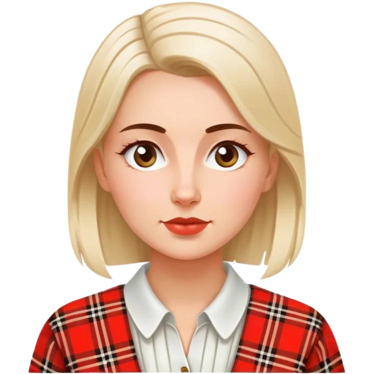 patriot polish european woman simple patriot politician modern poland traditional plaid emoji