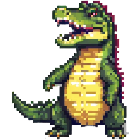 bombardero crocodilo in dynamic pose emoji