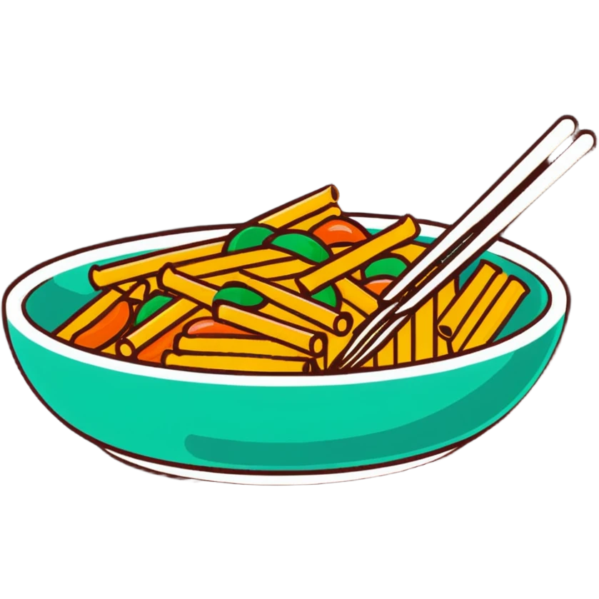 colorful pasta dish emoji