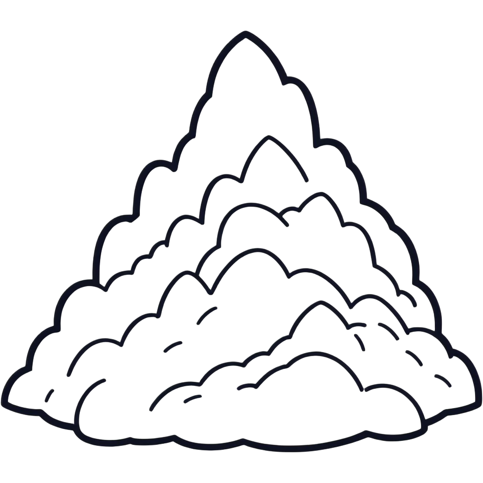 Pile of powder emoji