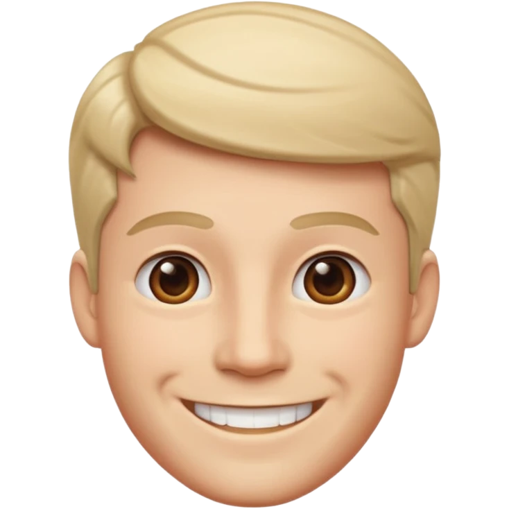 Barbie doll Ken Head emoji