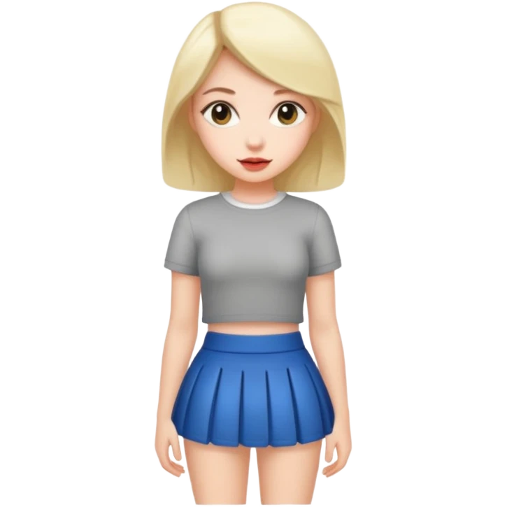 Альтушка в миниюбке emoji