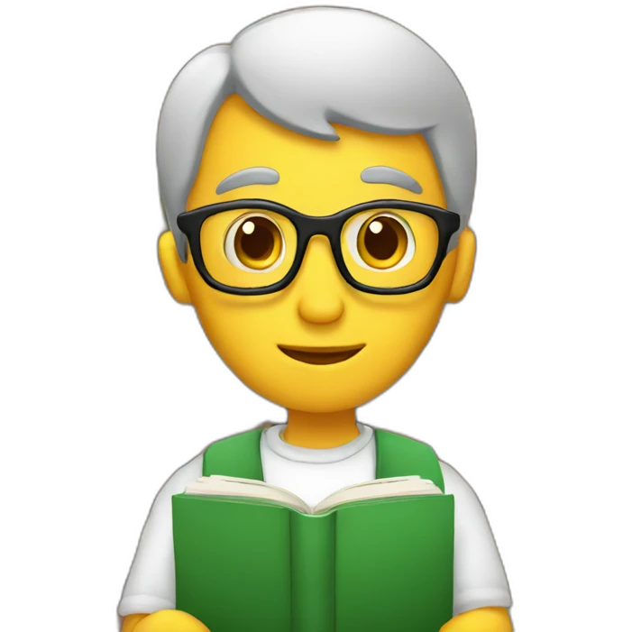 book worm emoji