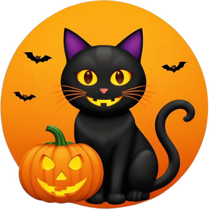 halloween poster emoji