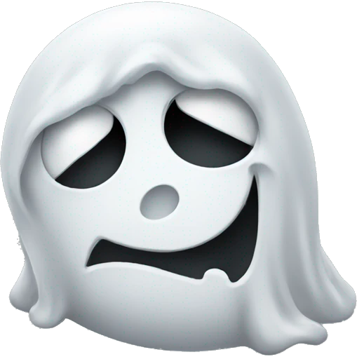 Bored ghost  emoji
