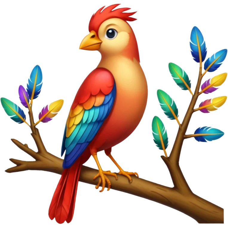 liverpool bird on the branch of tree emoji