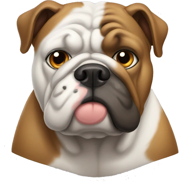 bulldog waiting emoji