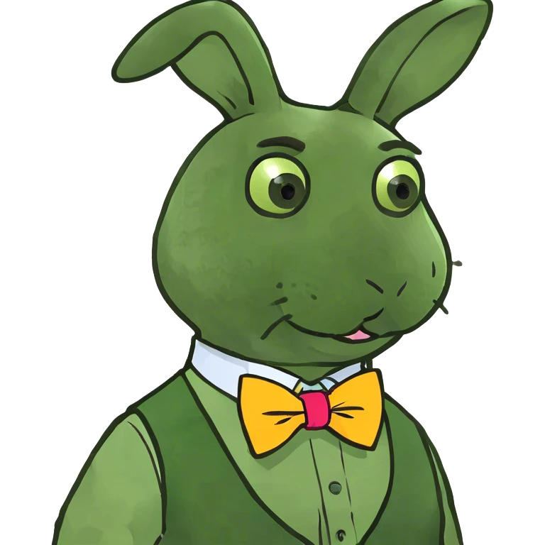 Lapin fou emoji