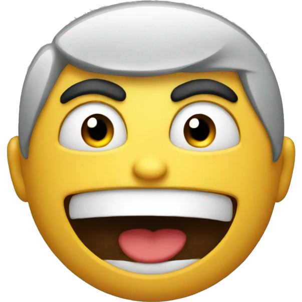 happy with angry emoji