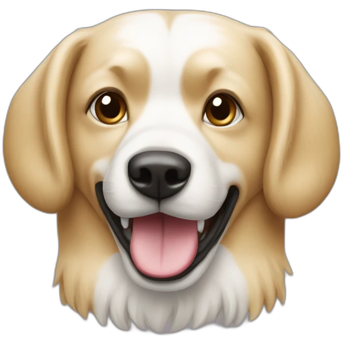 Samoyède chien blanc emoji