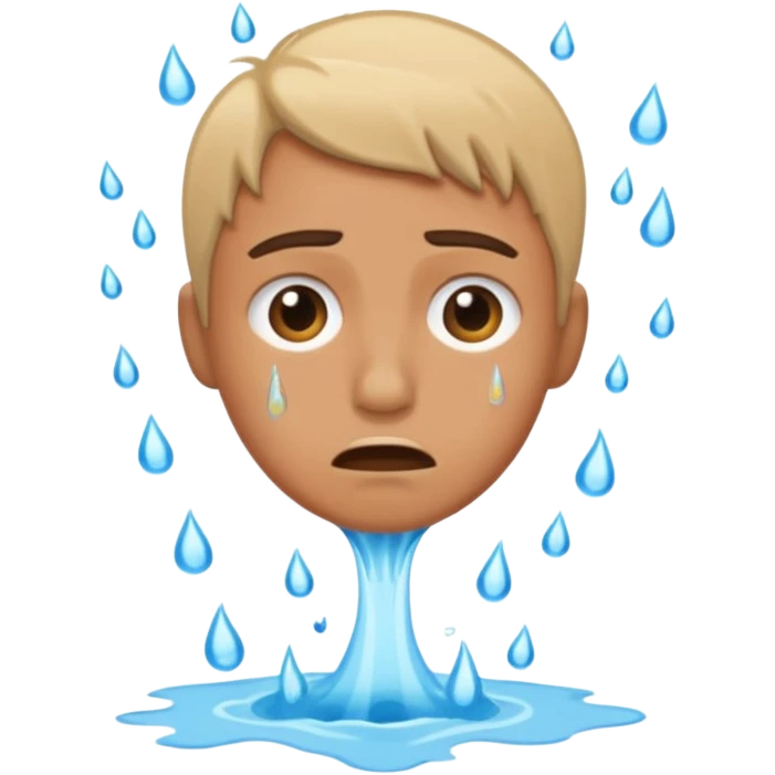 person wasting water emoji