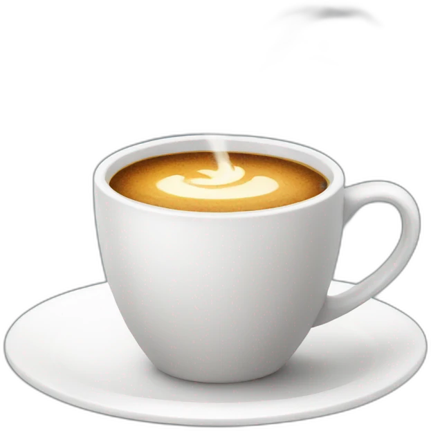 Magic coffee cup emoji