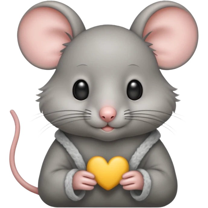 Peaceful mouse  emoji