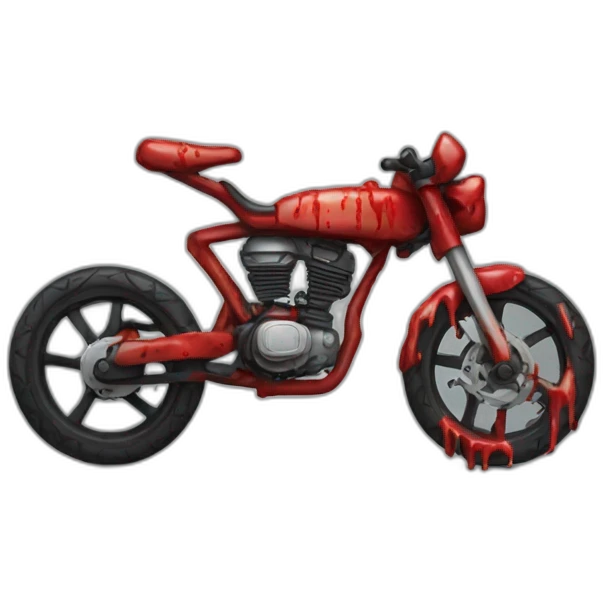 bloody bike emoji