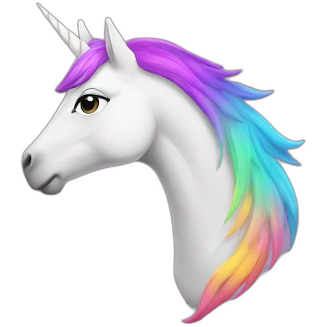 Logo Snapchat couleur licorne emoji