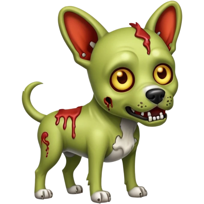 zombie dog full body emoji