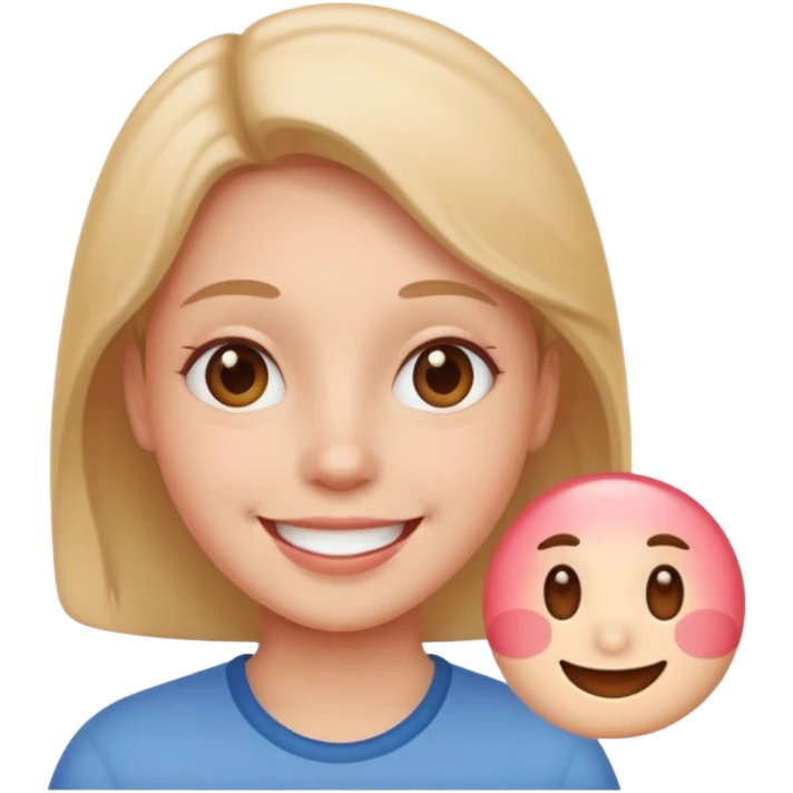 Qui est émie avec des joue emoji