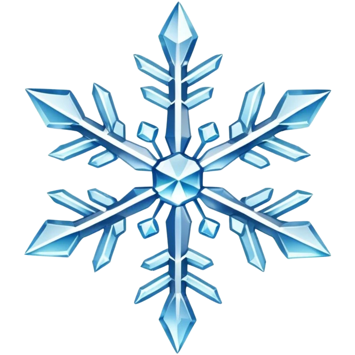 crystal snowflake emoji