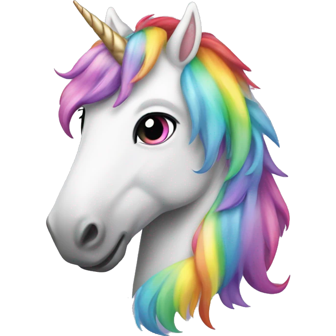 rainbow unicorn emoji