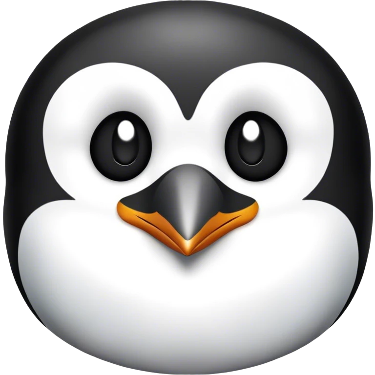 Penguin pigmentation emoji