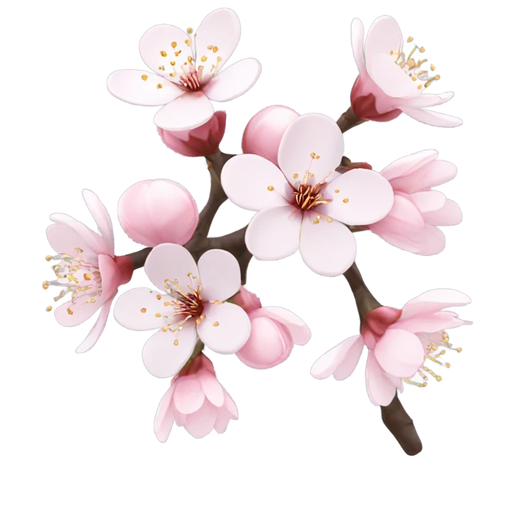 Cherry blossom emoji