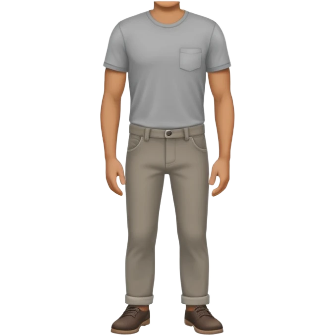 man showing his empty pockets emoji