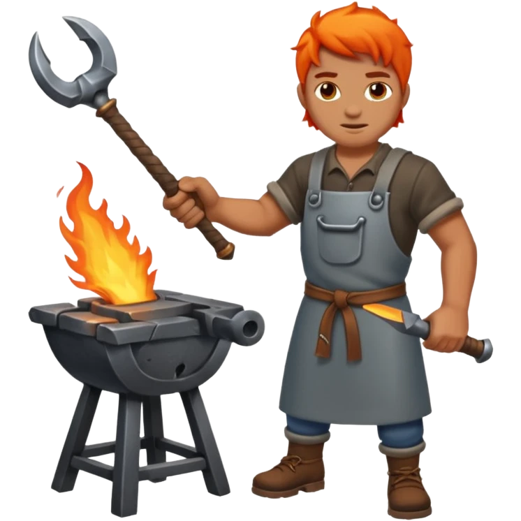 Forging weapon emoji