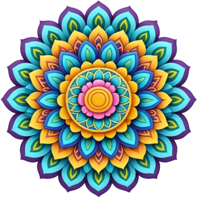 Mandala design  emoji