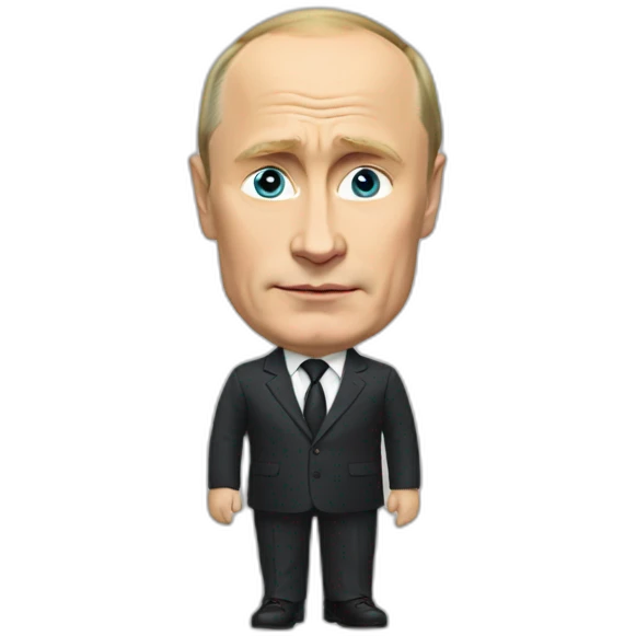 putin with 4 hands and 1 leg emoji