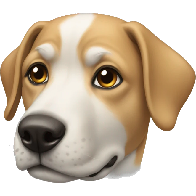 Un chien emoji
