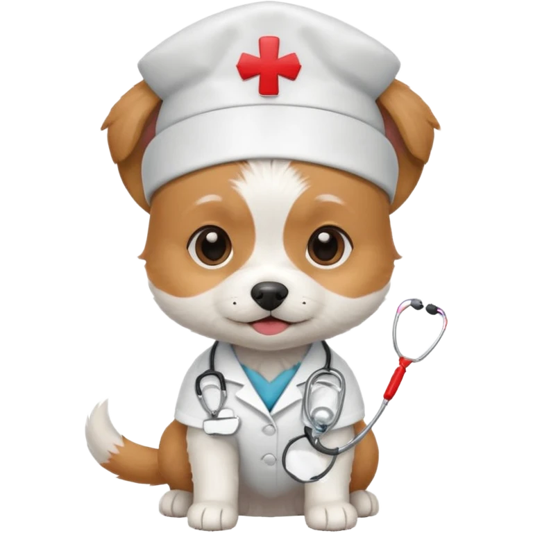 small dog nurse emoji