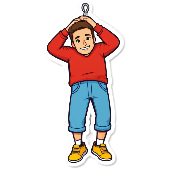 Guy hanging himself emoji