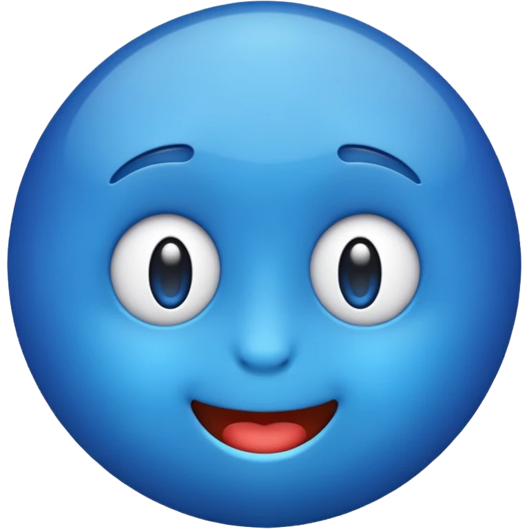 Emoji blue  emoji