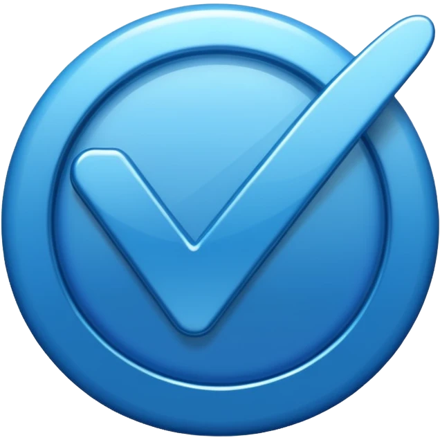 Tiktok mavi tik emoji