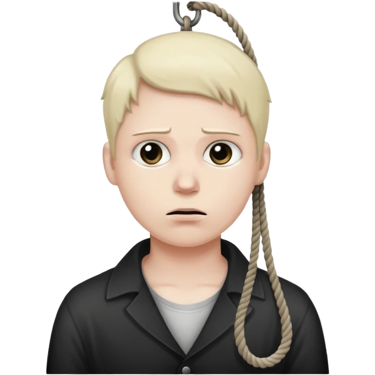 Hanging by a Noose around the neck emoji emoji