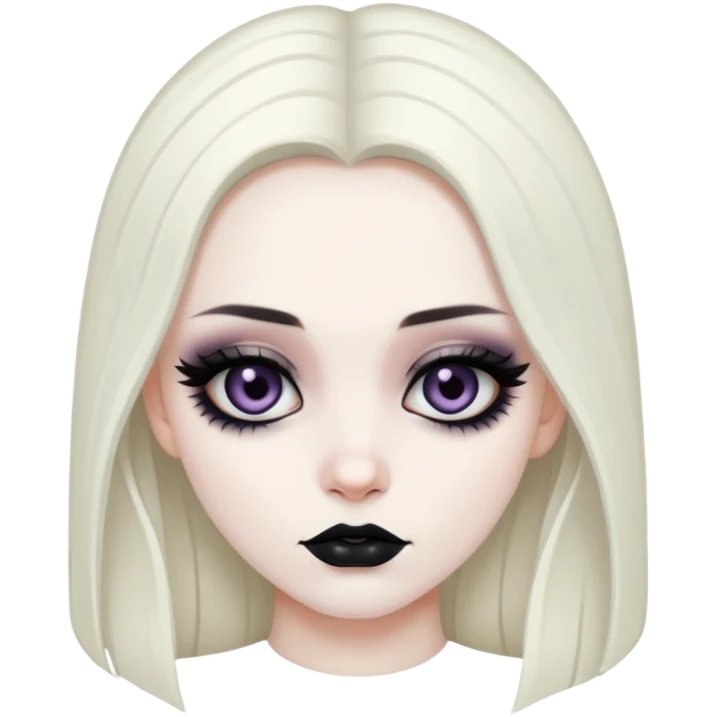 Gothic girl eye  emoji