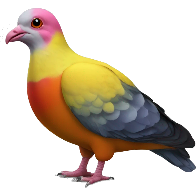 Clown pigeon  emoji
