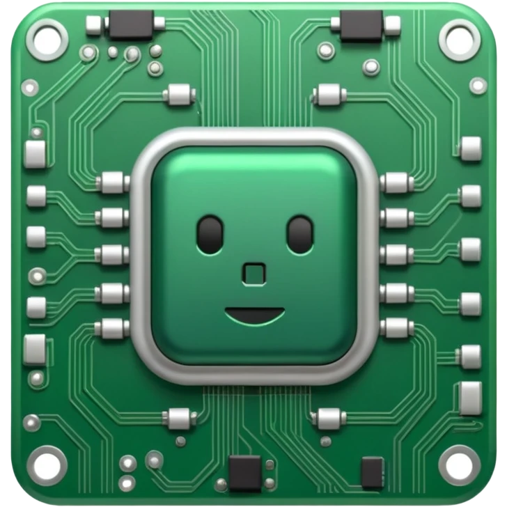 AI circuit board emoji