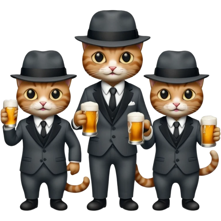 dead cat mafia , beer emoji