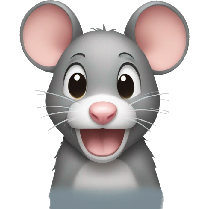 a sad rat crying emoji