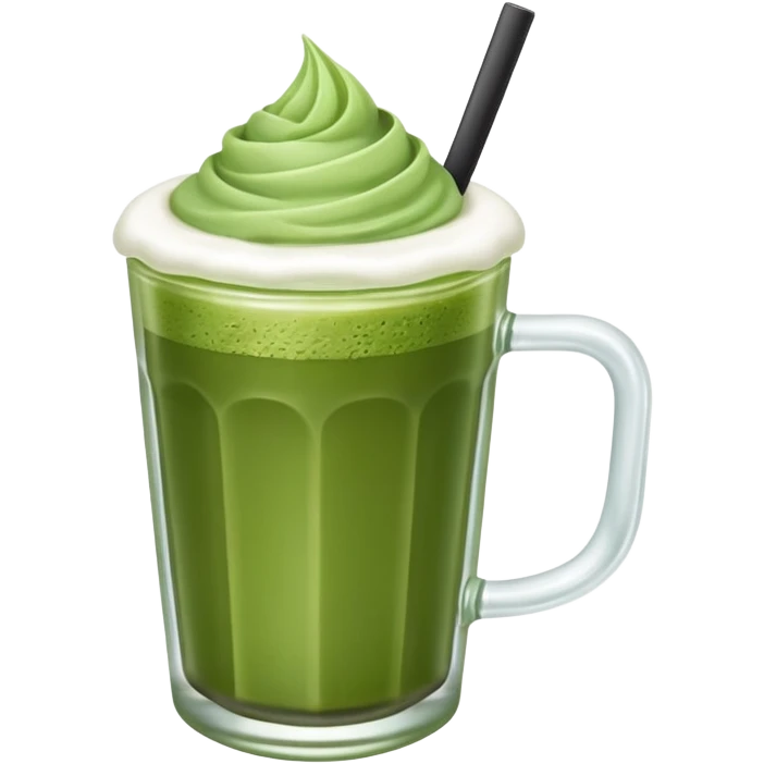 iced earl grey matcha emoji