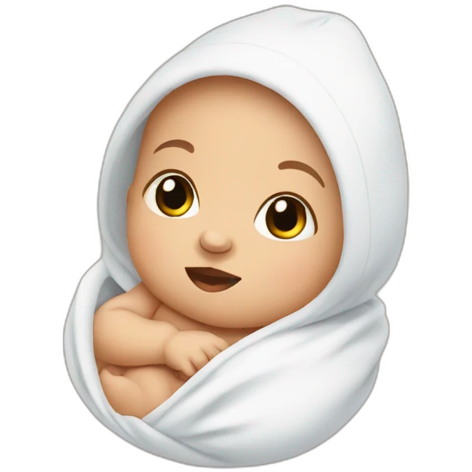 A newborn baby  emoji