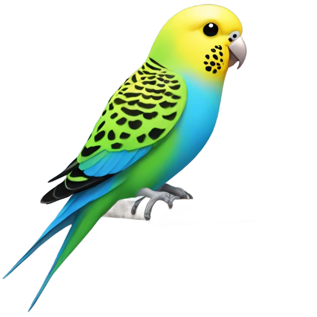 Budgie having a poop emoji