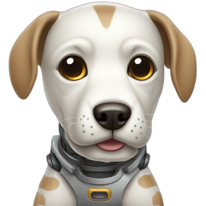 Robot toy dog emoji