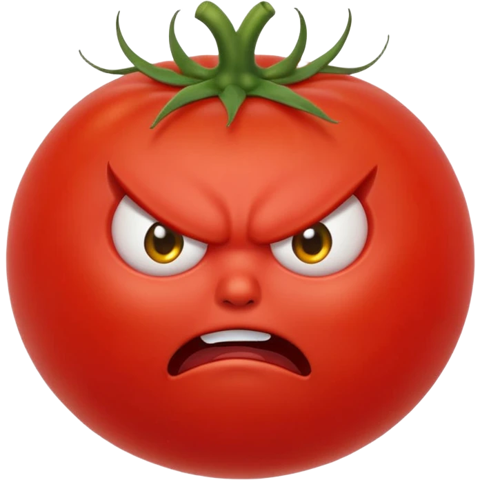 Angry tomato emoji