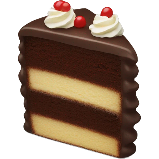 Chocolate cake  emoji