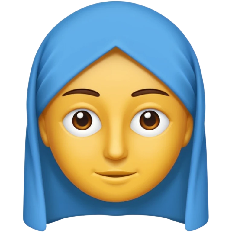 Mavi Yuvarlak içinde beyaz tik beyaz doğru işareti emoji
